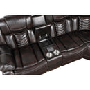  Homelegance Ramone 9508DB*SCPW 3 pc Power Reclining Sectional with Consoles, Speakers, Subwoofer and LED Lighting IMAGE 11