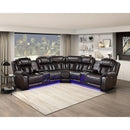  Homelegance Ramone 9508DB*SCPW 3 pc Power Reclining Sectional with Consoles, Speakers, Subwoofer and LED Lighting IMAGE 14