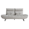  Manufacturer Color_Light Grey -- Homelegance Quonsett Power Reclining Fabric Sofa IMAGE 1