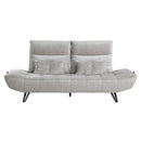  Manufacturer Color_Light Grey -- Homelegance Quonsett Power Reclining Fabric Sofa IMAGE 1