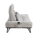  Manufacturer Color_Light Grey -- Homelegance Quonsett Power Reclining Fabric Sofa IMAGE 5