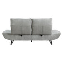  Manufacturer Color_Grey -- Quonsett 9556GRY-3PW Sofa with Power Adjustable Seat Depth and Manual Adjustable Headrests IMAGE 10