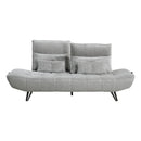 Manufacturer Color_Grey -- Quonsett 9556GRY-3PW Sofa with Power Adjustable Seat Depth and Manual Adjustable Headrests IMAGE 11