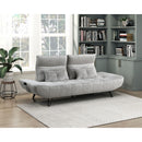  Manufacturer Color_Grey -- Quonsett 9556GRY-3PW Sofa with Power Adjustable Seat Depth and Manual Adjustable Headrests IMAGE 17