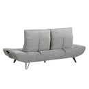  Manufacturer Color_Grey -- Quonsett 9556GRY-3PW Sofa with Power Adjustable Seat Depth and Manual Adjustable Headrests IMAGE 7