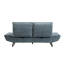  Manufacturer Color_Blue -- Quonsett 9556BUE-3PW Sofa with Power Adjustable Seat Depth and Manual Adjustable Headrests IMAGE 10