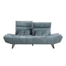  Manufacturer Color_Blue -- Quonsett 9556BUE-3PW Sofa with Power Adjustable Seat Depth and Manual Adjustable Headrests IMAGE 11