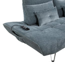  Manufacturer Color_Blue -- Quonsett 9556BUE-3PW Sofa with Power Adjustable Seat Depth and Manual Adjustable Headrests IMAGE 14