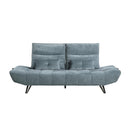  Manufacturer Color_Blue -- Quonsett 9556BUE-3PW Sofa with Power Adjustable Seat Depth and Manual Adjustable Headrests IMAGE 1