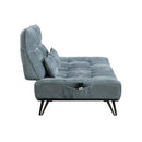  Manufacturer Color_Blue -- Quonsett 9556BUE-3PW Sofa with Power Adjustable Seat Depth and Manual Adjustable Headrests IMAGE 6