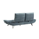 Manufacturer Color_Blue -- Quonsett 9556BUE-3PW Sofa with Power Adjustable Seat Depth and Manual Adjustable Headrests IMAGE 8