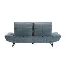  Manufacturer Color_Blue -- Quonsett 9556BUE-3PW Sofa with Power Adjustable Seat Depth and Manual Adjustable Headrests IMAGE 9