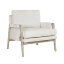  Manufacturer Color_Cream -- Homelegance Umar Stationary Fabric Accent Chair IMAGE 1