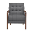  Manufacturer Color_Dark grey -- Crafton 1010DGY-1 Accent Chair IMAGE 2