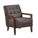  Manufacturer Color_Dark brown -- Crafton 1010DBR-1 Accent Chair IMAGE 1