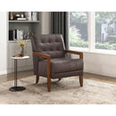  Manufacturer Color_Dark brown -- Crafton 1010DBR-1 Accent Chair IMAGE 8
