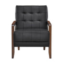  Manufacturer Color_Black -- Crafton 1010BLK-1 Accent Chair IMAGE 2