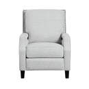  Homelegance Berenson 8504FGY-1 Push Back Reclining Chair IMAGE 1