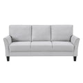  Manufacturer Color_Grey -- Homelegance Aliana Stationary Fabric Sofa IMAGE 1