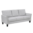  Manufacturer Color_Grey -- Homelegance Aliana Stationary Fabric Sofa IMAGE 2