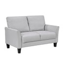  Manufacturer Color_Grey -- Homelegance Aliana Stationary Fabric Loveseat IMAGE 2