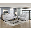  Manufacturer Color_Grey -- Homelegance Aliana Stationary Fabric Loveseat IMAGE 8