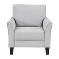  Manufacturer Color_Grey -- Homelegance Aliana Stationary Fabric Chair IMAGE 1