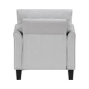  Manufacturer Color_Grey -- Homelegance Aliana Stationary Fabric Chair IMAGE 6