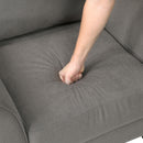  Manufacturer Color_Brownish grey -- Aliana 9519CHC-2 Love Seat IMAGE 7