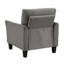  Manufacturer Color_Brownish grey -- Aliana 9519CHC-1 Chair IMAGE 5