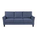  Manufacturer Color_Blue -- Aliana 9519BUE-3 Sofa IMAGE 1