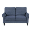  Manufacturer Color_Blue -- Aliana 9519BUE-2 Love Seat IMAGE 1