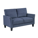  Manufacturer Color_Blue -- Aliana 9519BUE-2 Love Seat IMAGE 2