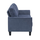  Manufacturer Color_Blue -- Aliana 9519BUE-2 Love Seat IMAGE 3