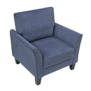  Manufacturer Color_Blue -- Aliana 9519BUE-1 Chair IMAGE 3