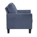  Manufacturer Color_Blue -- Aliana 9519BUE-1 Chair IMAGE 4