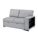  Homelegance Pompano 9630GY*2LC2R Sectional with Left Chaise, Pull-out Bed, Hidden Storages and Shelves, Charging Ports IMAGE 17