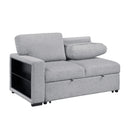  Homelegance Pompano 9630GY*22LRC Sectional with Right Chaise, Pull-out Bed, Hidden Storage and Shelves, Charging Ports IMAGE 14