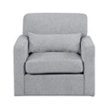 Manufacturer Color_Grey -- Pompano 9630GY-1SW Swivel Chair IMAGE 1