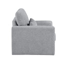  Manufacturer Color_Grey -- Pompano 9630GY-1SW Swivel Chair IMAGE 3