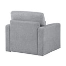  Manufacturer Color_Grey -- Pompano 9630GY-1SW Swivel Chair IMAGE 4