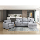  Manufacturer Color_Grey -- Pompano 9630GY-1SW Swivel Chair IMAGE 8