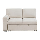  Homelegance Pompano 9630BE*22LRC Sectional with Right Chaise, Pull-out Bed, Hidden Storage and Shelves, Charging Ports IMAGE 11