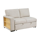  Homelegance Pompano 9630BE*22LRC Sectional with Right Chaise, Pull-out Bed, Hidden Storage and Shelves, Charging Ports IMAGE 12