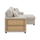  Homelegance Pompano 9630BE*22LRC Sectional with Right Chaise, Pull-out Bed, Hidden Storage and Shelves, Charging Ports IMAGE 3