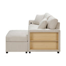  Homelegance Pompano 9630BE*22LRC Sectional with Right Chaise, Pull-out Bed, Hidden Storage and Shelves, Charging Ports IMAGE 4