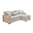  Homelegance Pompano 9630BE*22LRC Sectional with Right Chaise, Pull-out Bed, Hidden Storage and Shelves, Charging Ports IMAGE 7