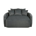  Manufacturer Color_Dark grey -- Homelegance Tomball Fabric Chaise IMAGE 1