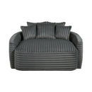  Manufacturer Color_Dark grey -- Homelegance Tomball Fabric Chaise IMAGE 1