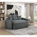  Manufacturer Color_Dark grey -- Homelegance Tomball Fabric Chaise IMAGE 9